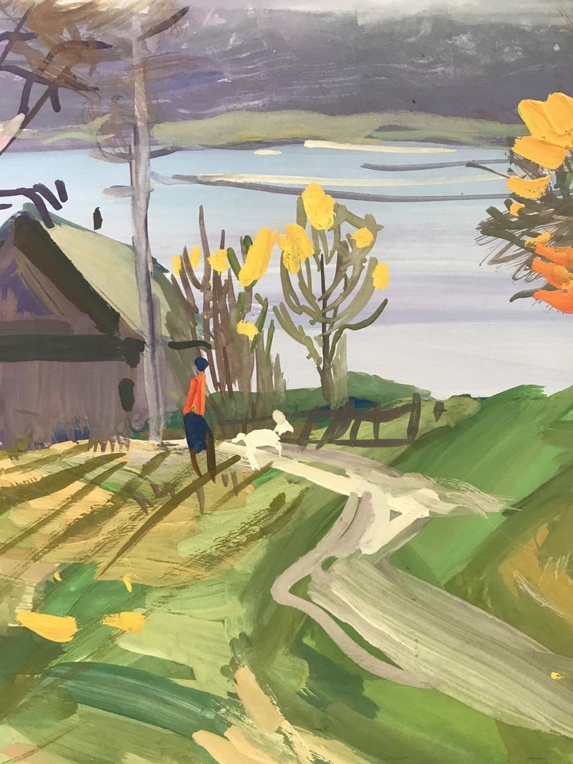 Oil painting Country life Unknown artist - 8