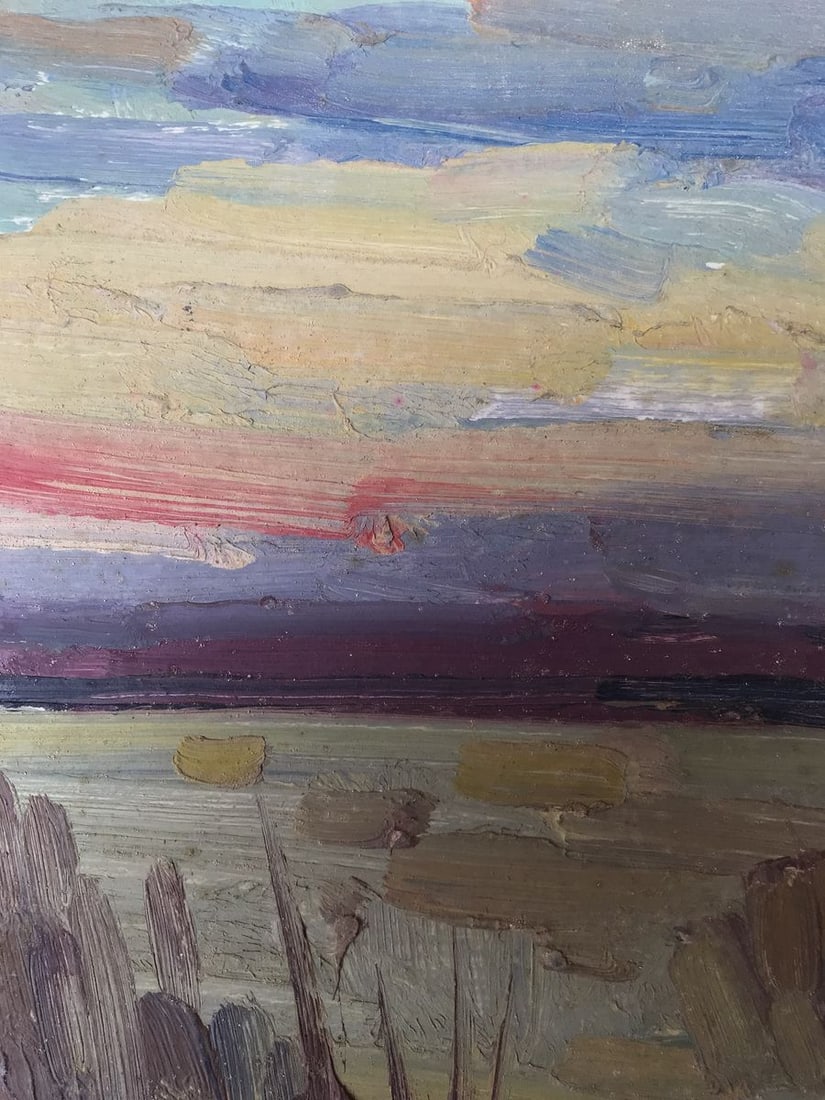 Oil painting Romantic evening Peter Tovpev - 6