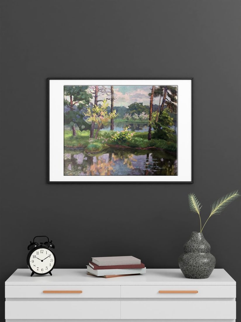 Oil painting Spring landscape Batrakov Vladimir Grigorievich - 3