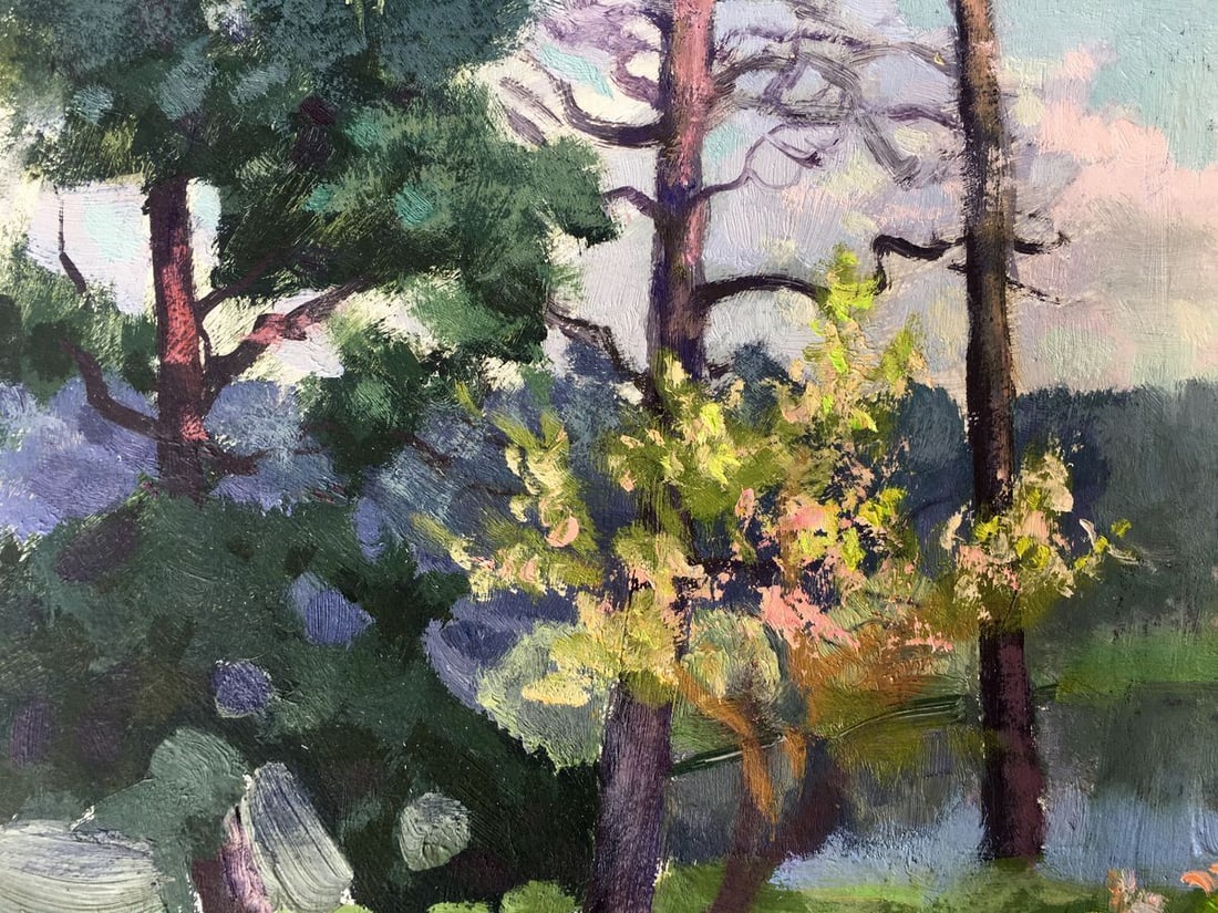 Oil painting Spring landscape Batrakov Vladimir Grigorievich - 5