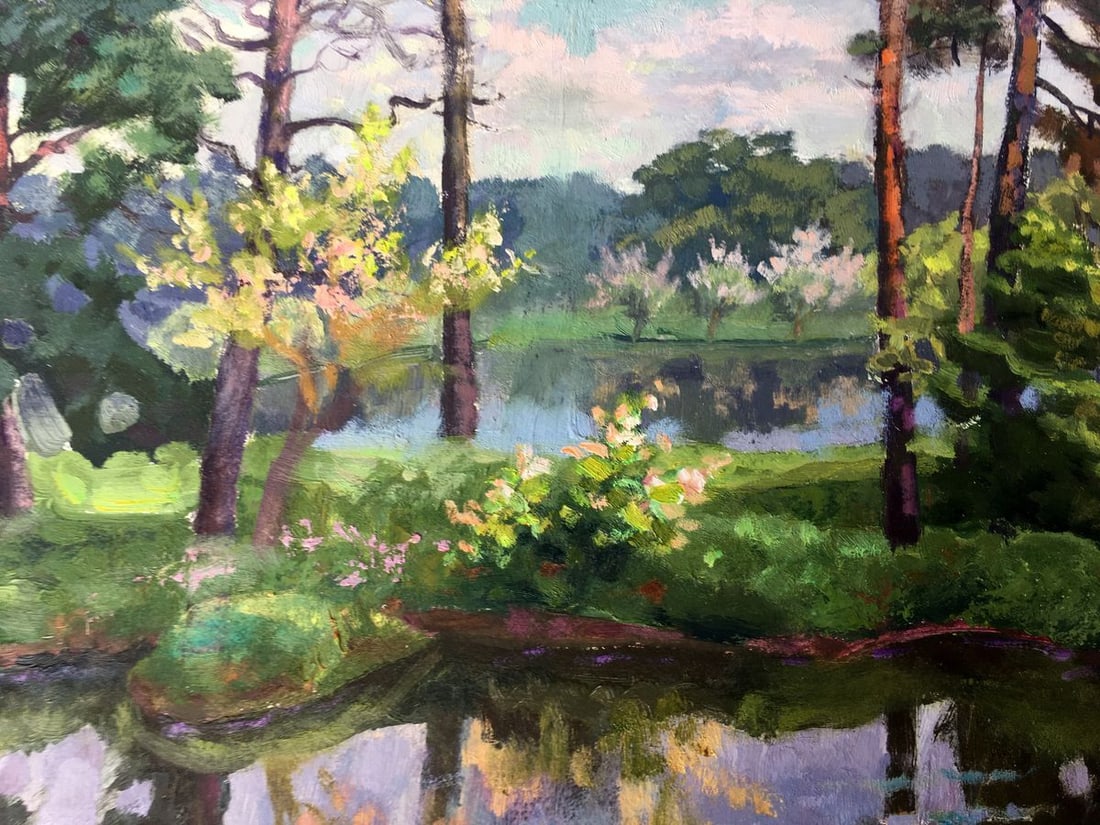 Oil painting Spring landscape Batrakov Vladimir Grigorievich - 9