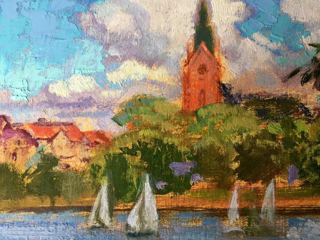 Oil painting Summer Batrakov Vladimir Grigorievich - 7