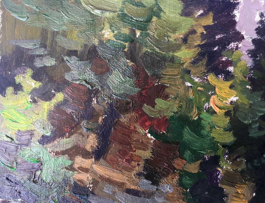 Oil painting Rest in the forest Batrakov Vladimir Grigorievich - 7