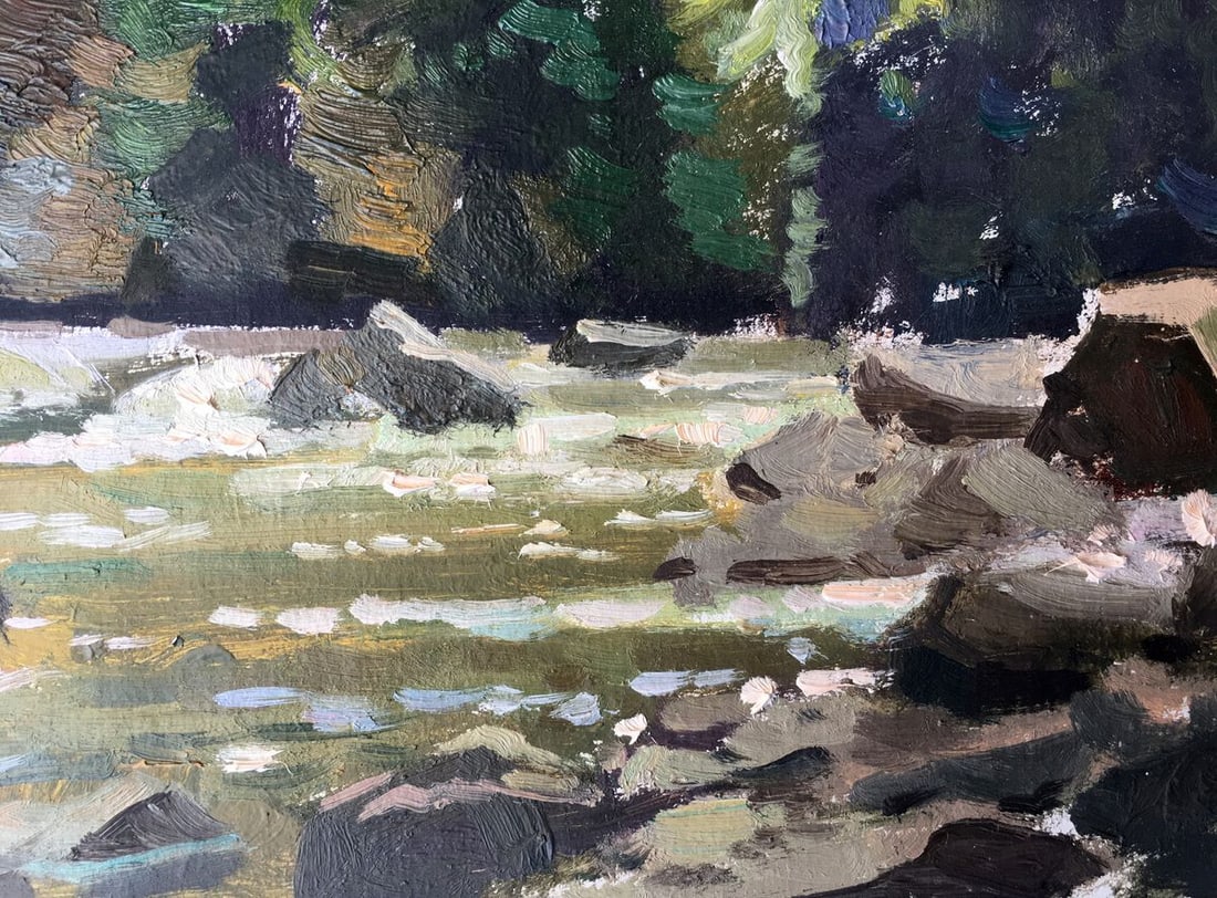 Oil painting Rest in the forest Batrakov Vladimir Grigorievich - 9