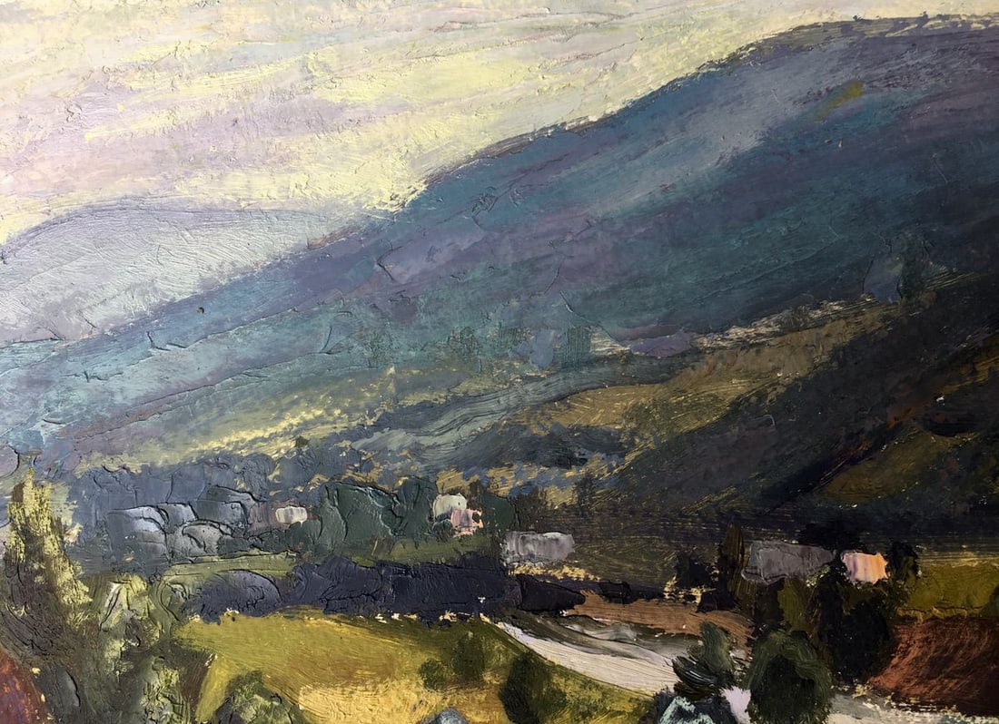 Oil painting Among the mountains Batrakov Vladimir Grigorievich - 4