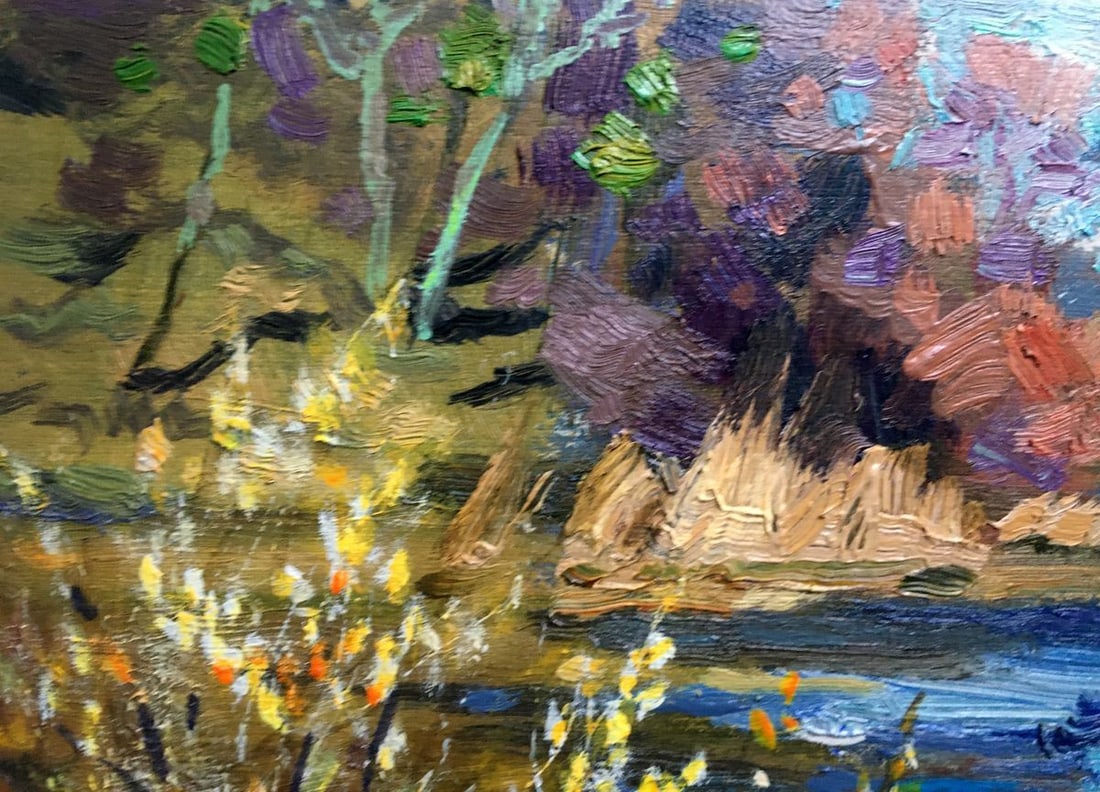 Oil painting March day Batrakov Vladimir Grigorievich - 4