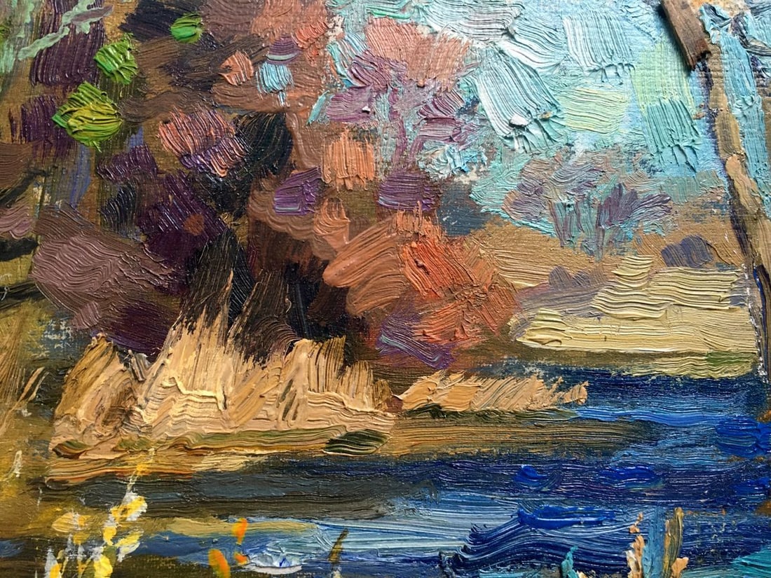 Oil painting March day Batrakov Vladimir Grigorievich - 5