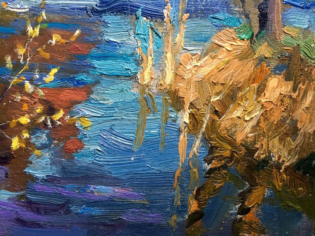 Oil painting March day Batrakov Vladimir Grigorievich - 7