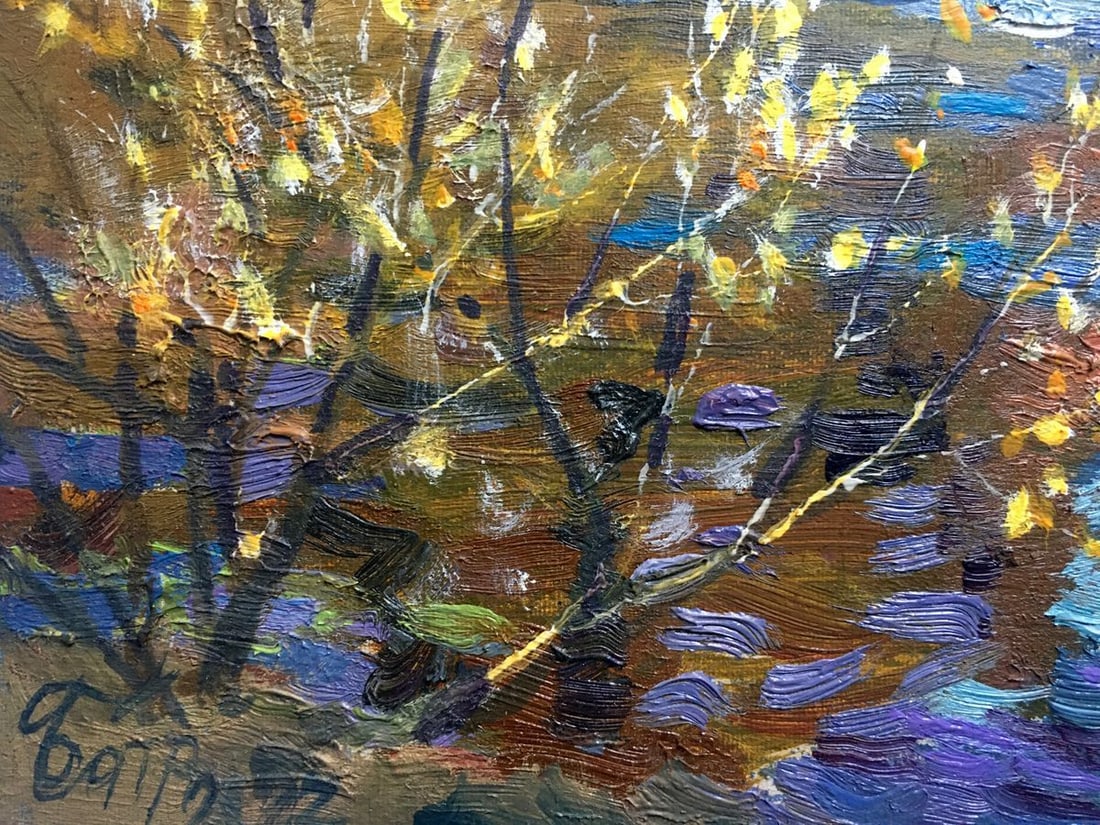 Oil painting March day Batrakov Vladimir Grigorievich - 9