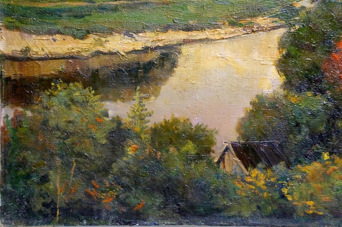 Oil painting Landscape Poymanov Y. S. - 2