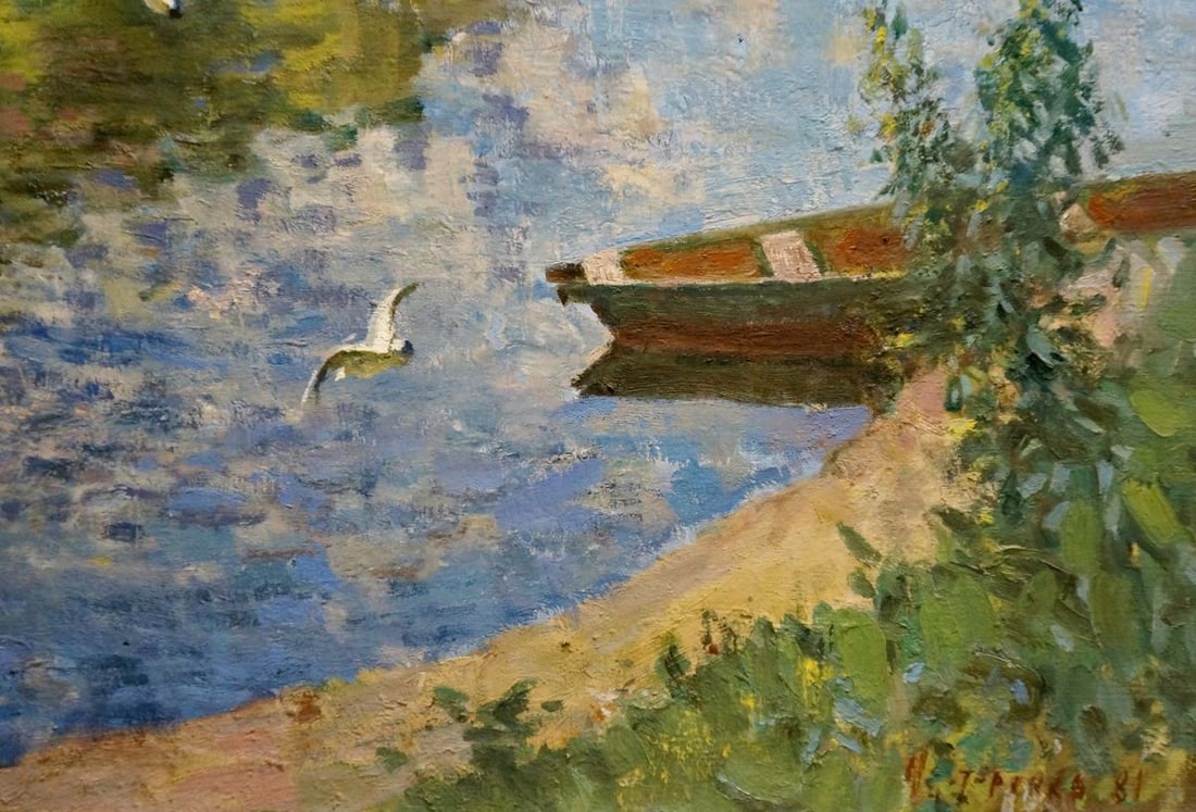 Oil painting Near the shore Nesterenko Boris Grigorievich - 5