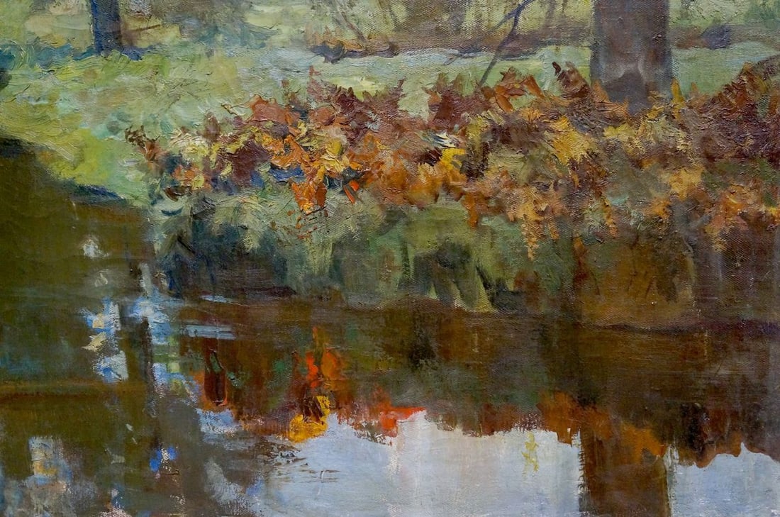 Oil painting Forest stream Rudolph Rudolfovich Frents - 5