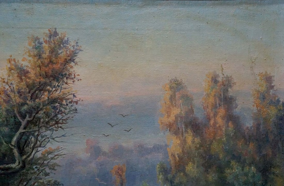 Oil painting River landscape Bonya Grigory Vasilievich - 4