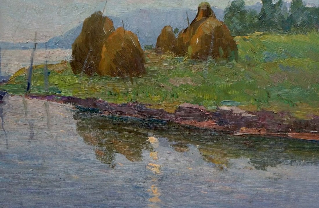 Oil painting Near the shore Stremsky Alexander Ivanovich - 5