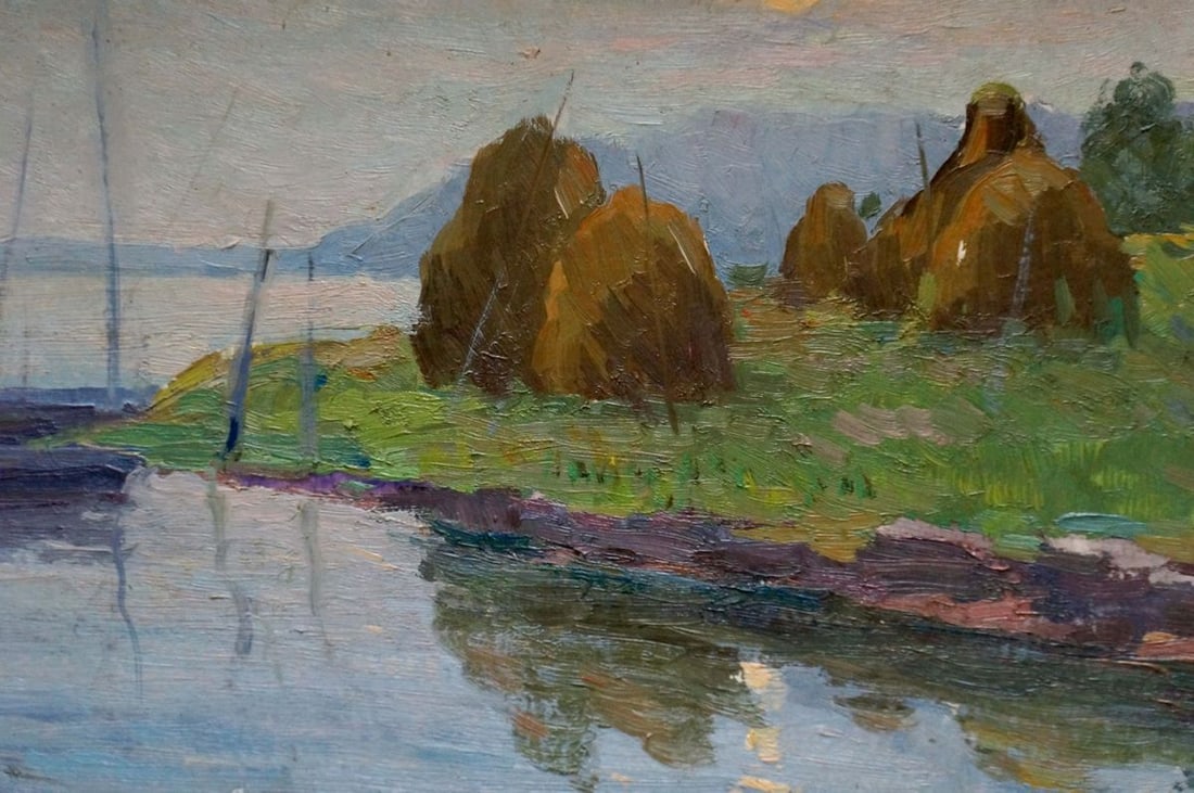 Oil painting Near the shore Stremsky Alexander Ivanovich - 6