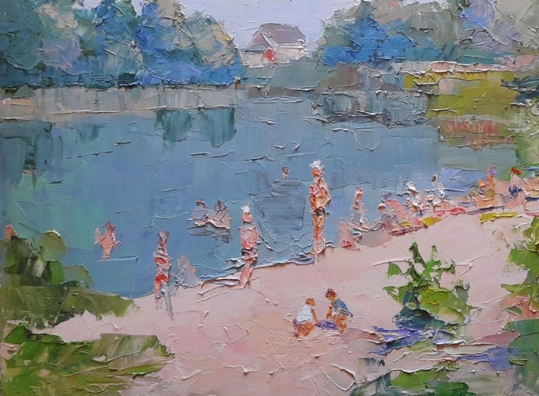 Oil painting summer is in full swing Serdyuk Boris Petrovich - 3