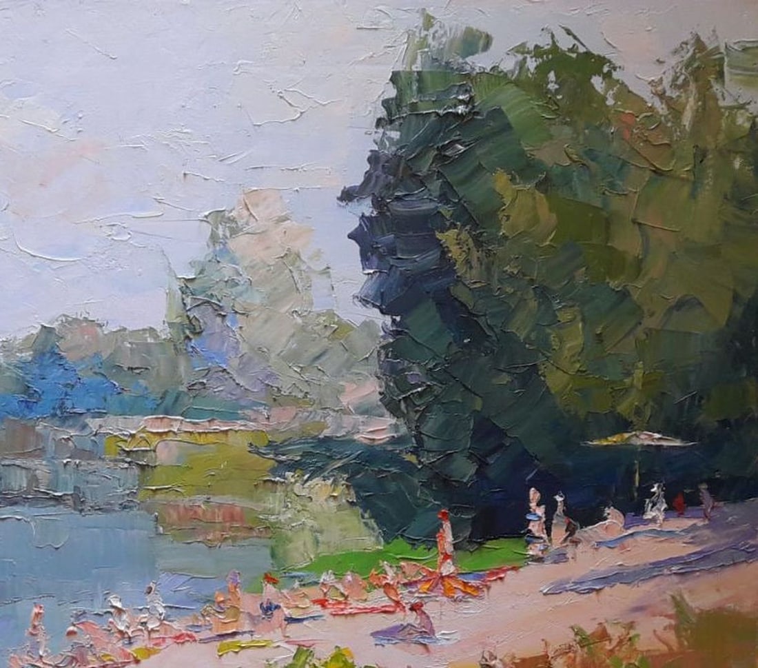 Oil painting summer is in full swing Serdyuk Boris Petrovich - 4