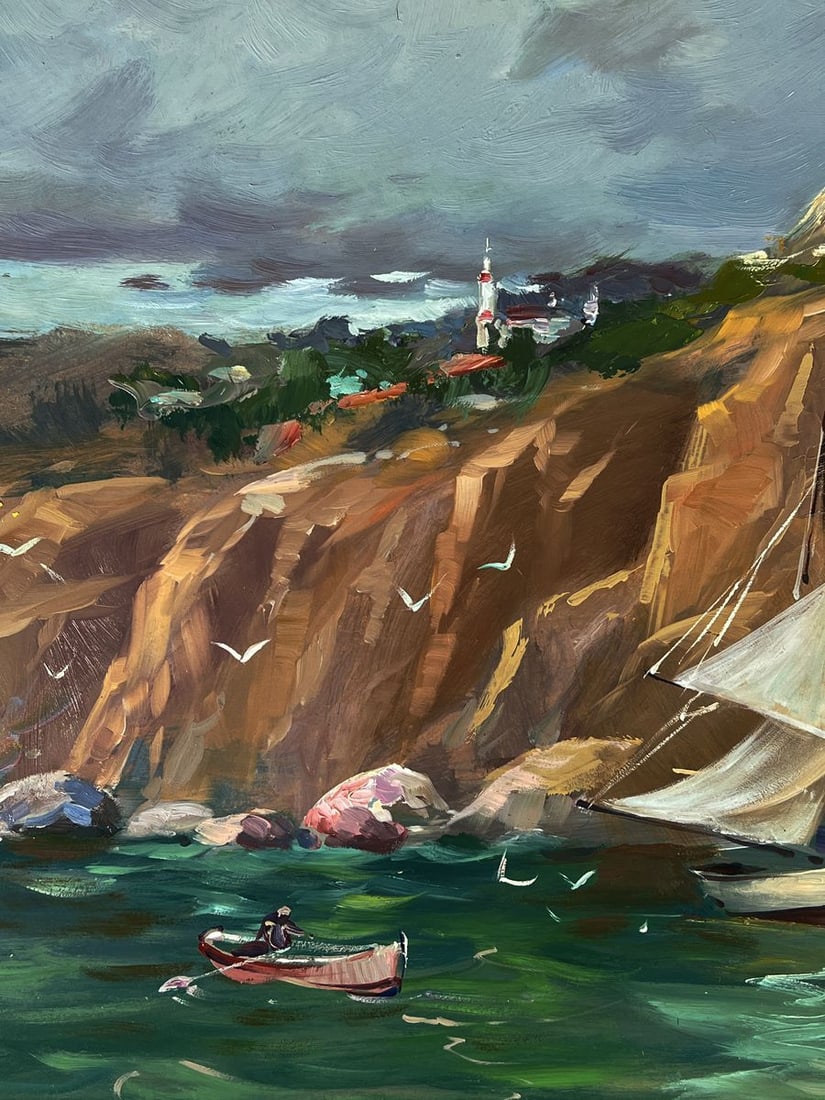Oil painting Ships at the mountain Yuriy Suprunchuk - 4