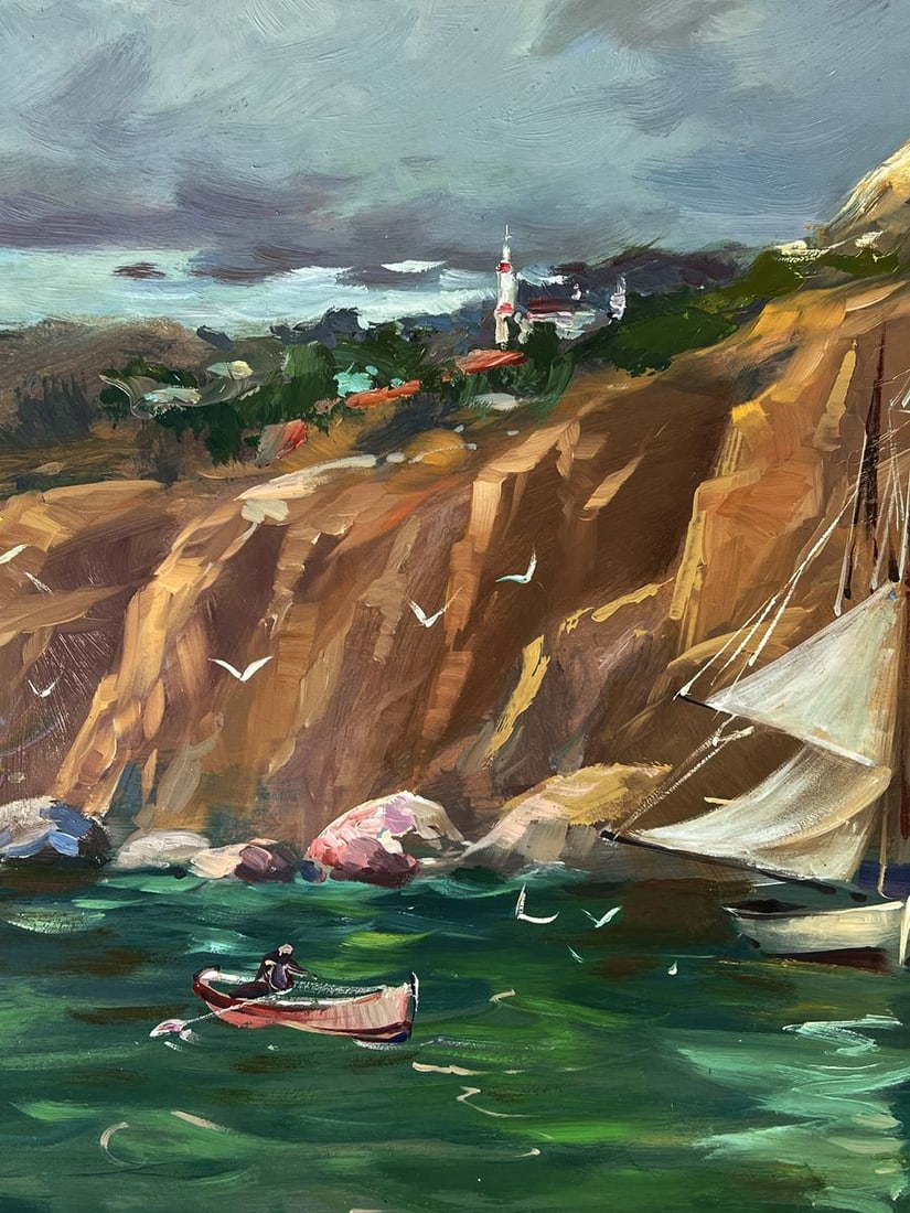 Oil painting Ships at the mountain Yuriy Suprunchuk - 5