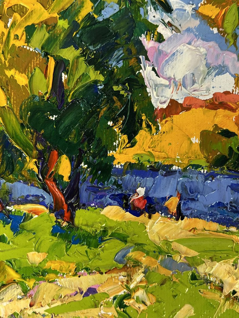 Oil painting On The Way to The River Oleksiy Ivanyuk - 5