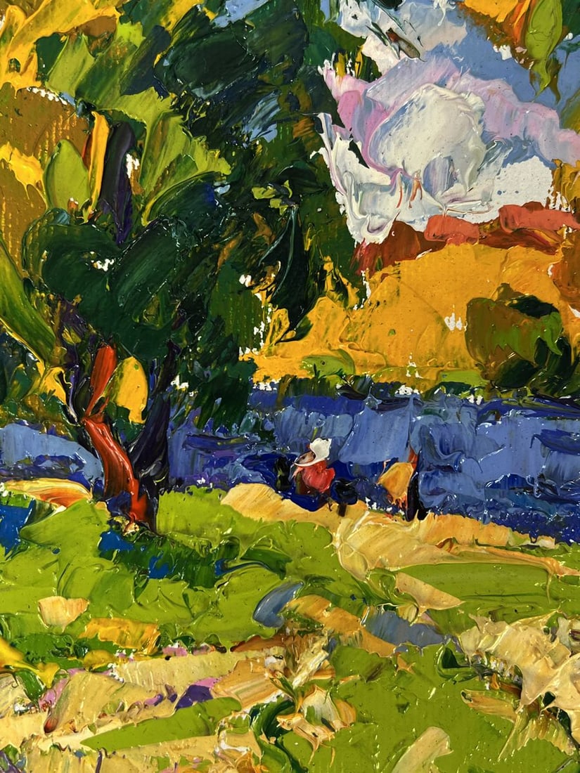 Oil painting On The Way to The River Oleksiy Ivanyuk - 6