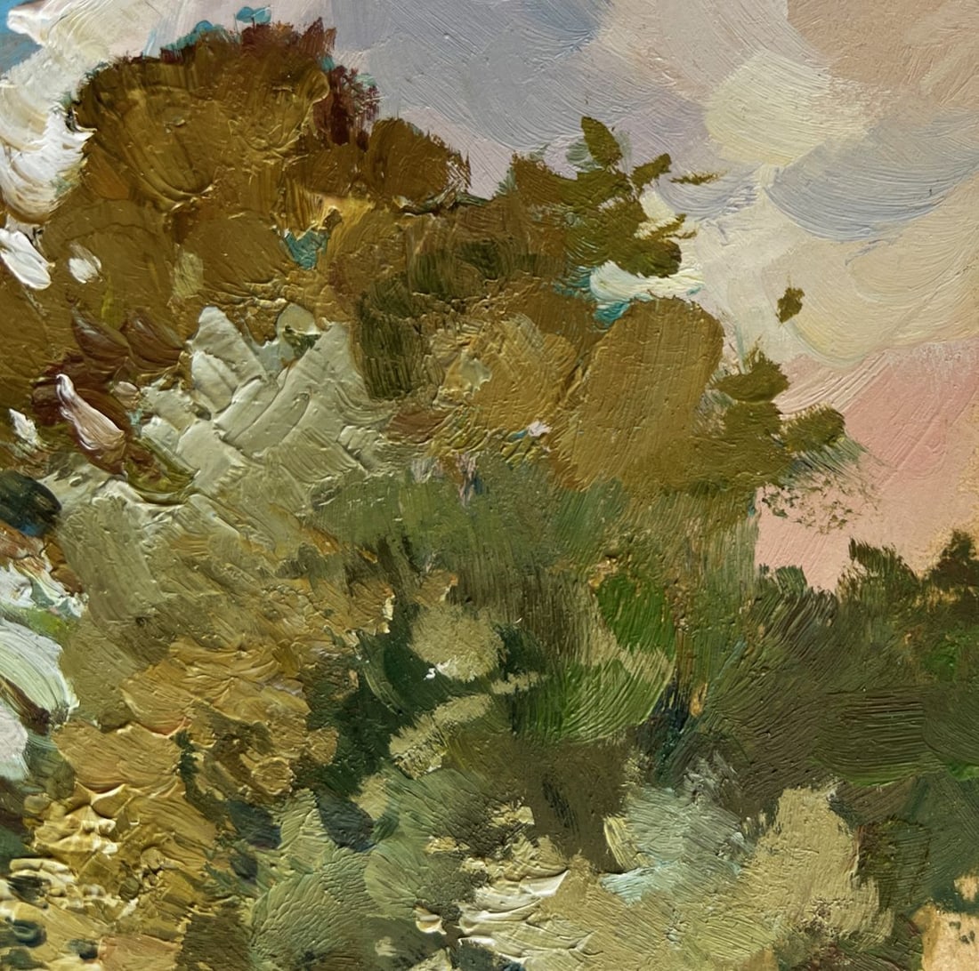 Oil painting River along the willow Yuriy Suprunchuk - 5