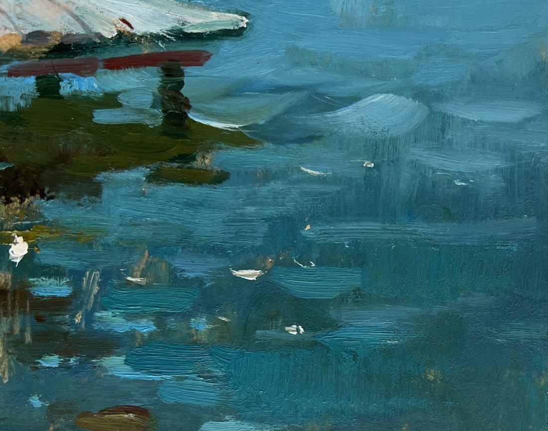 Oil painting Good fishing holiday Yuriy Suprunchuk - 4