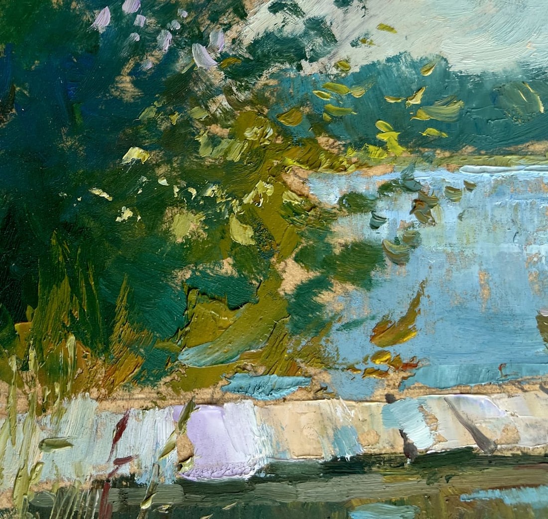 Oil painting Good fishing holiday Yuriy Suprunchuk - 6