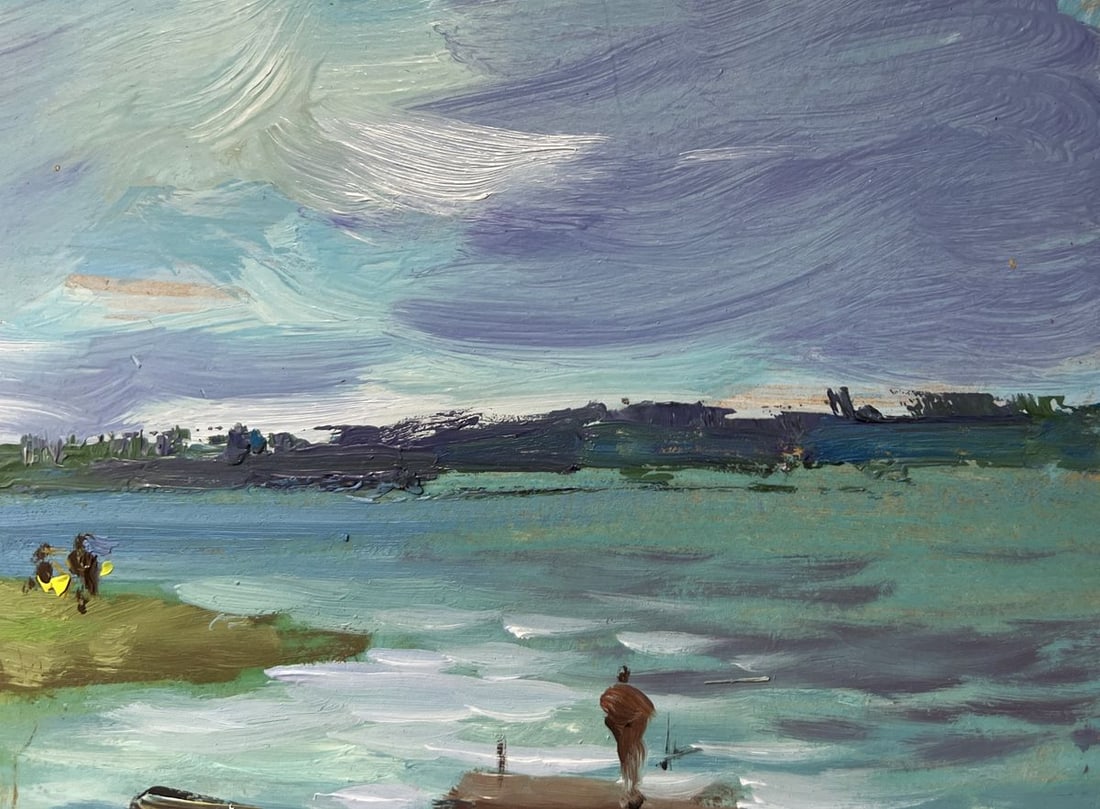 Oil painting River melancholy Yuriy Suprunchuk - 7