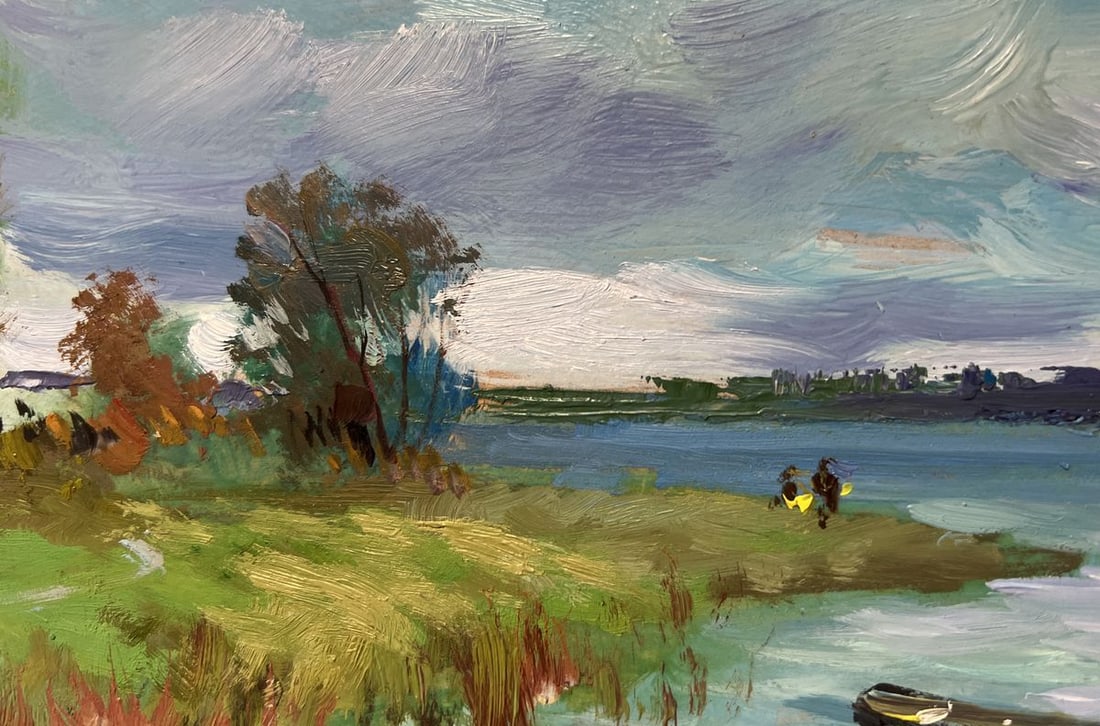 Oil painting River melancholy Yuriy Suprunchuk - 8