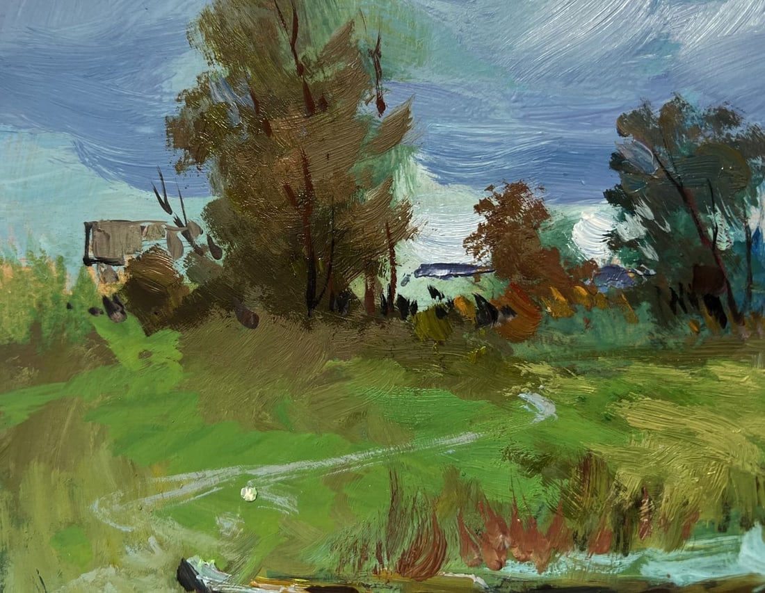 Oil painting River melancholy Yuriy Suprunchuk - 9