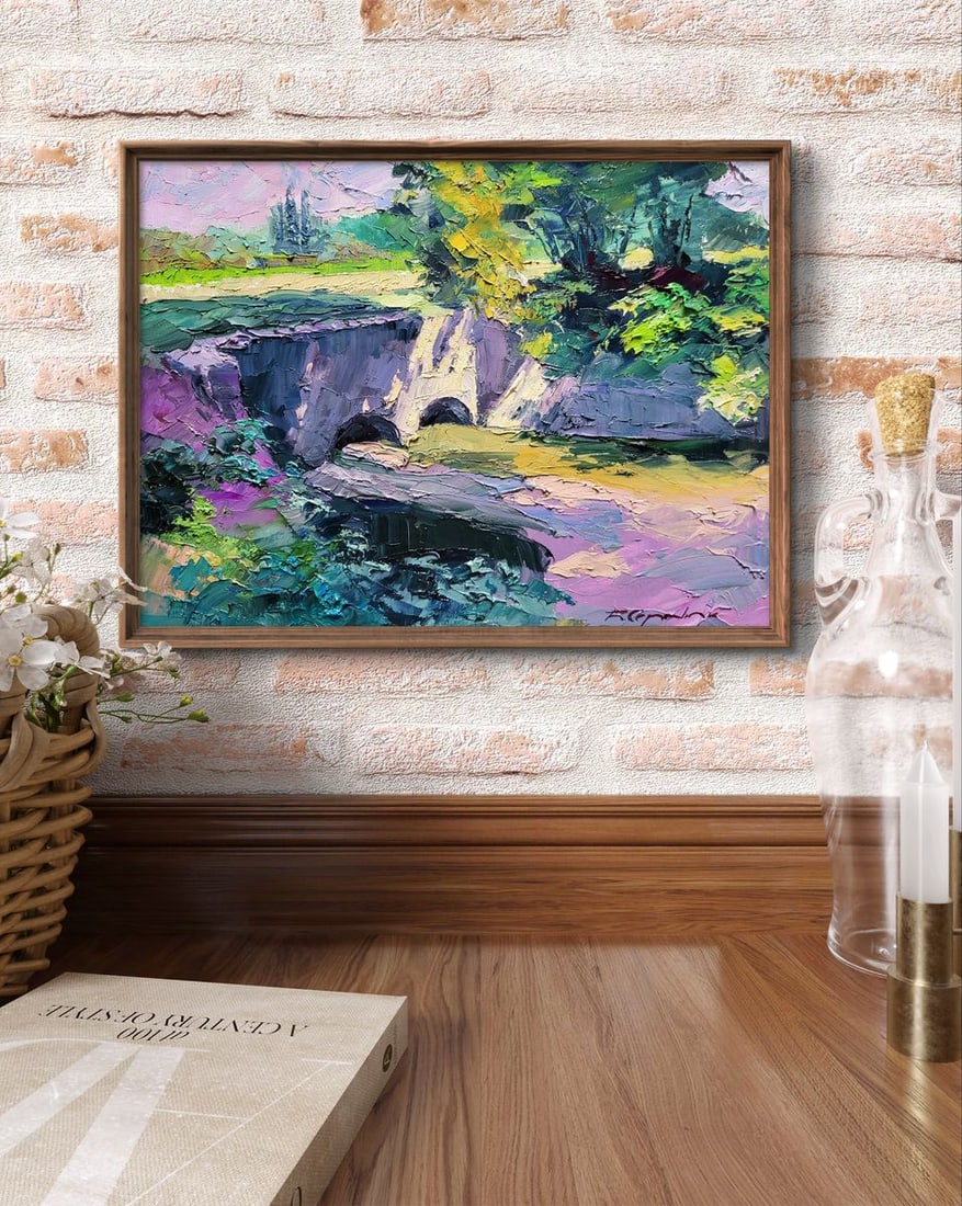 Oil painting Dam Boris Serdyuk - 2