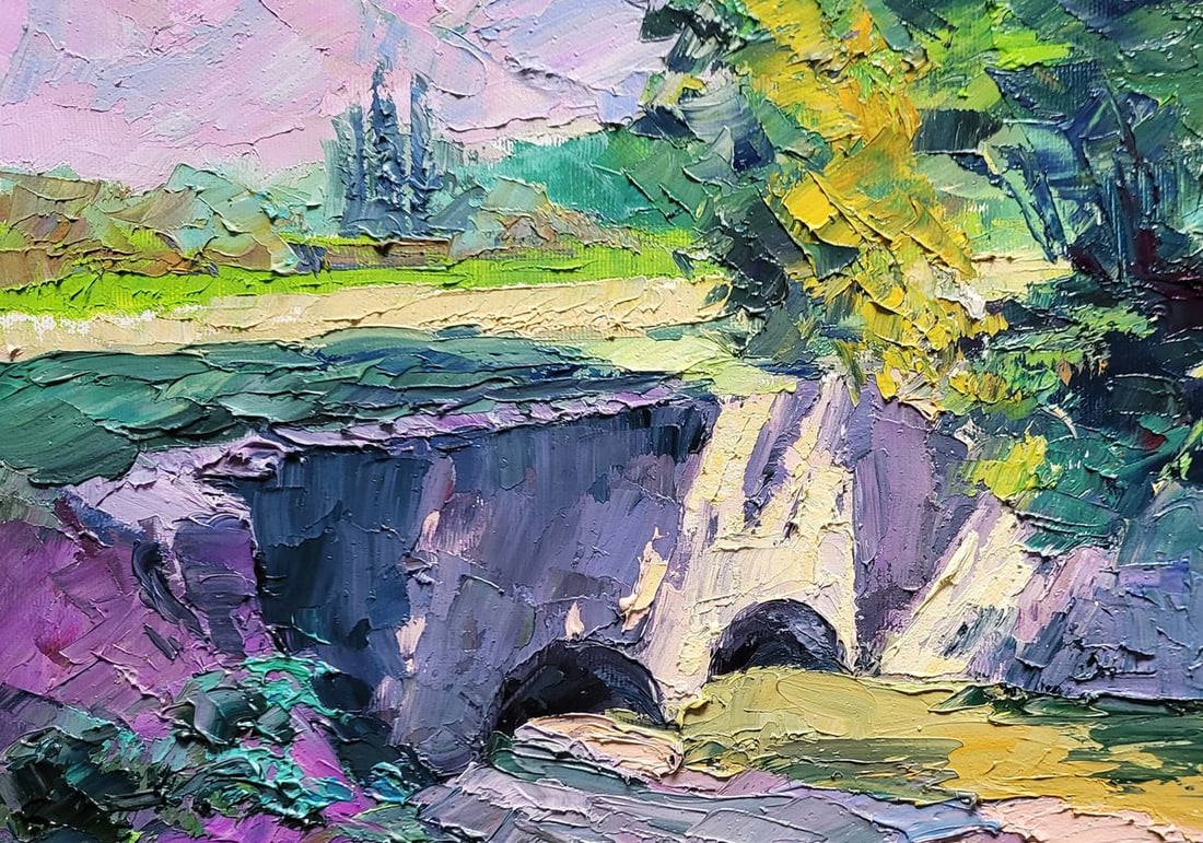 Oil painting Dam Boris Serdyuk - 4