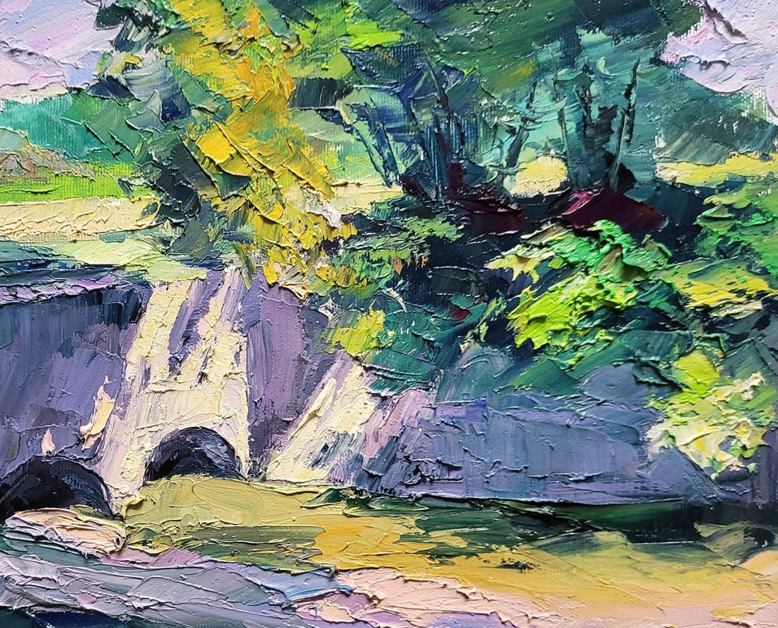 Oil painting Dam Boris Serdyuk - 5