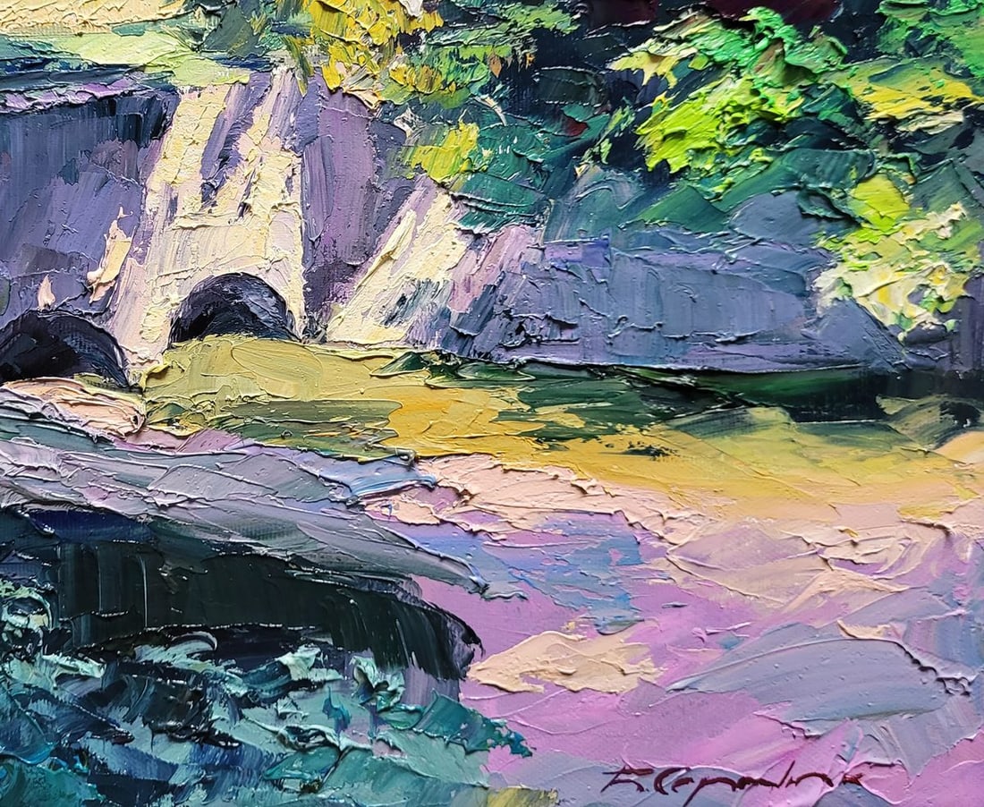 Oil painting Dam Boris Serdyuk - 7