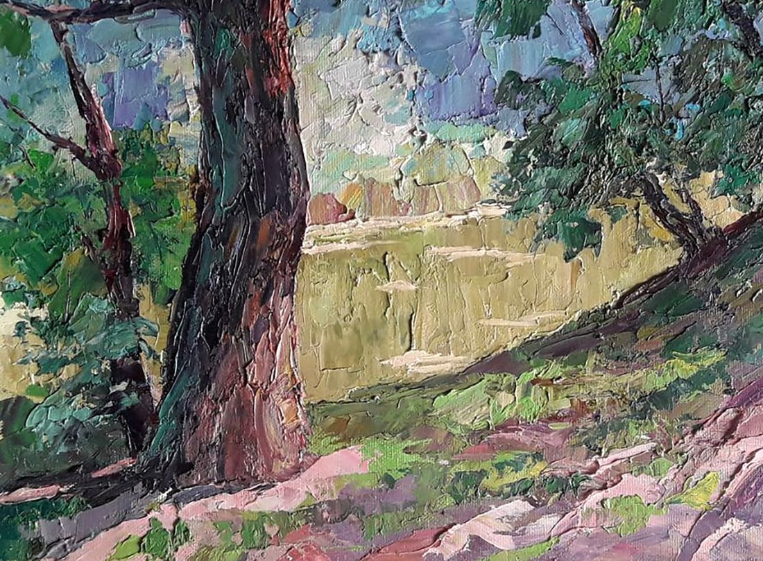 Oil painting Shore in the forest Boris Serdyuk - 6