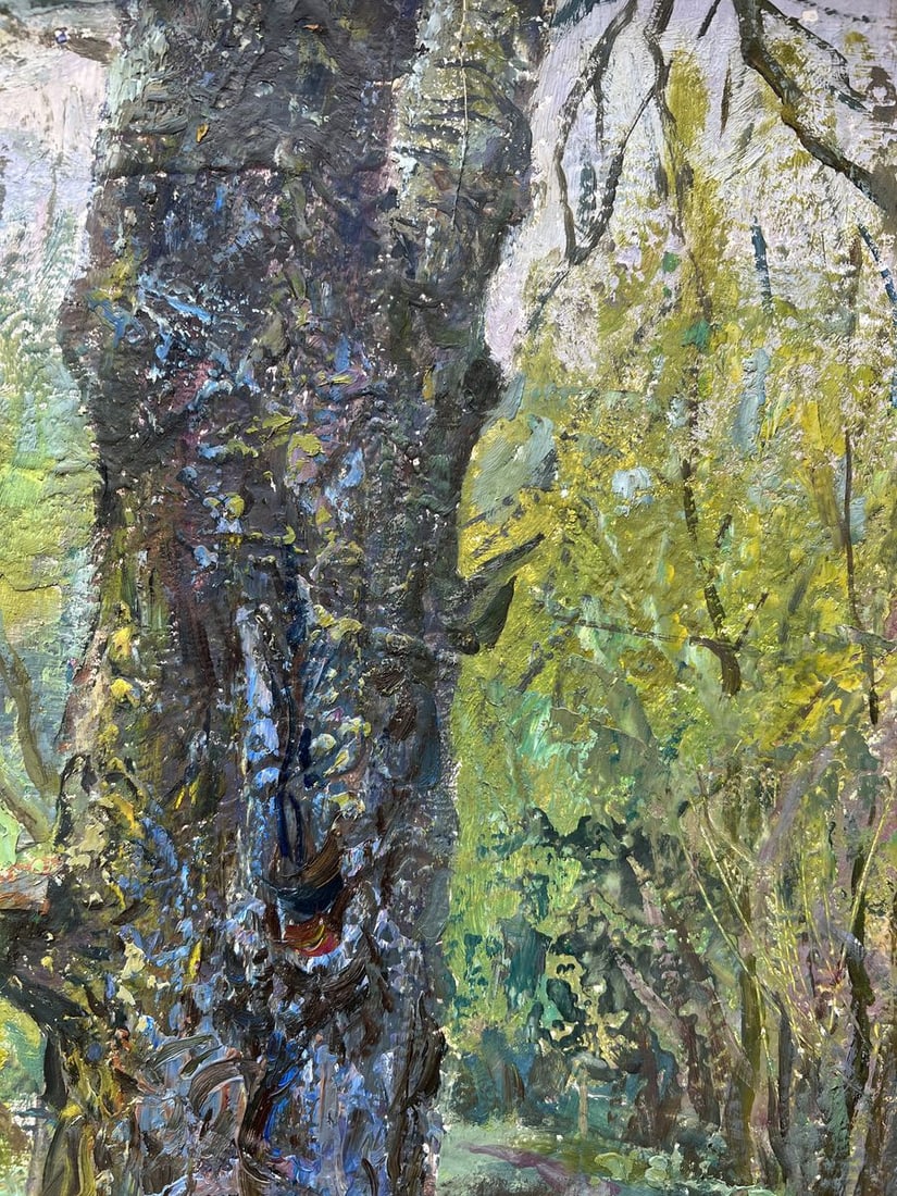 Oil painting Spring sunset V. Mishurovsky - 7
