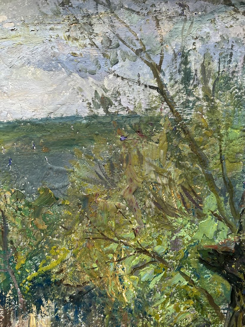 Oil painting Spring sunset V. Mishurovsky - 8