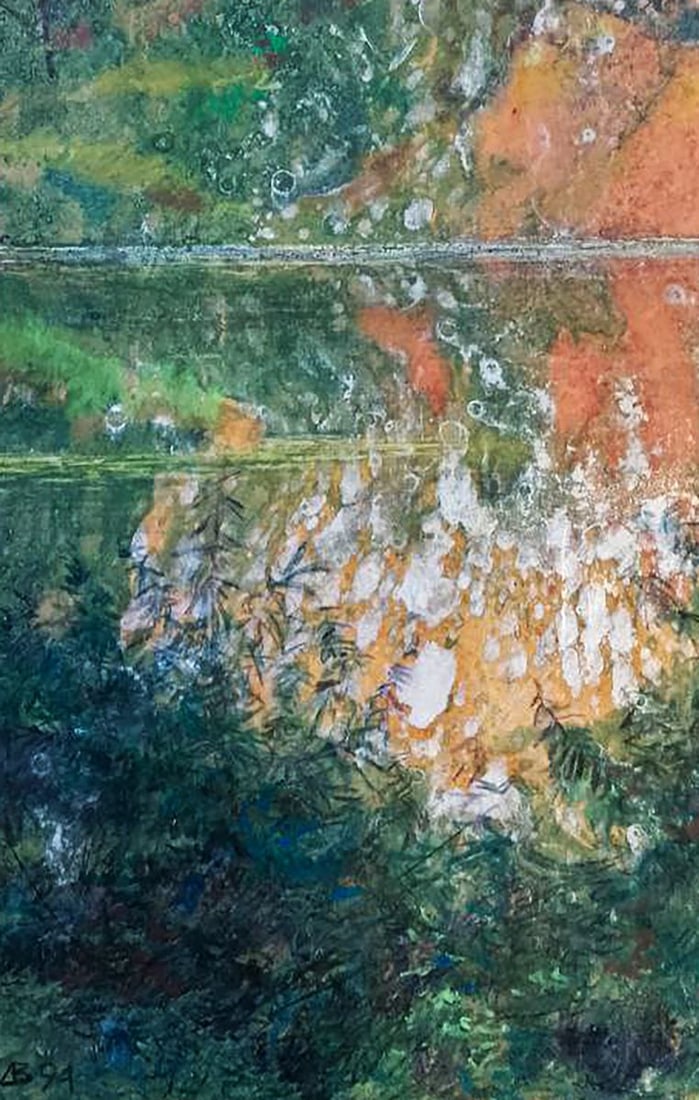Oil painting Drops of the river Vitaly Duhnevich - 4