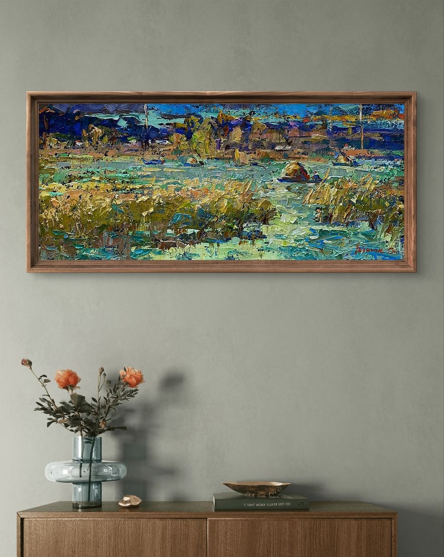Oil painting Waterworks Alex Kalenyuk - 2