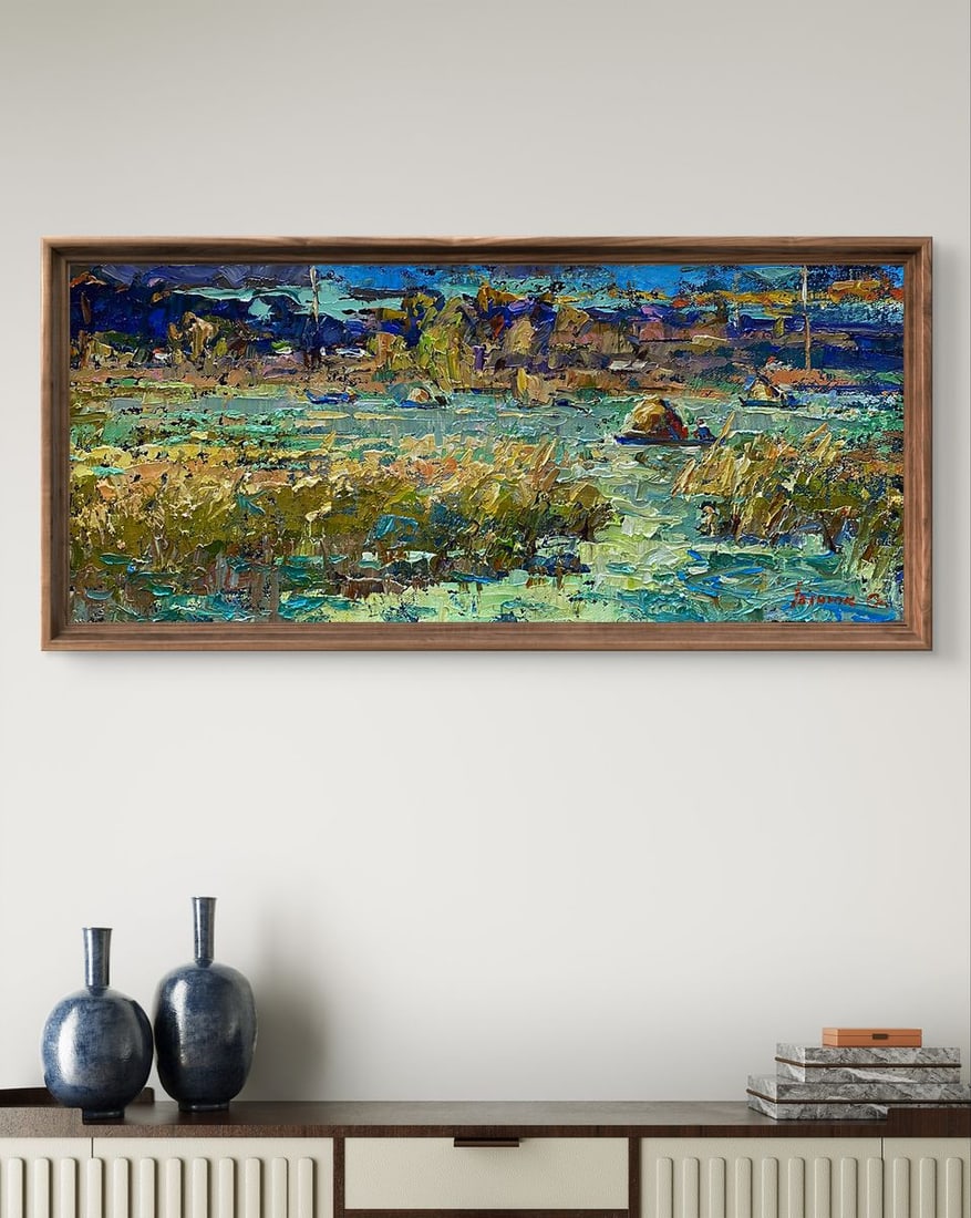 Oil painting Waterworks Alex Kalenyuk - 3