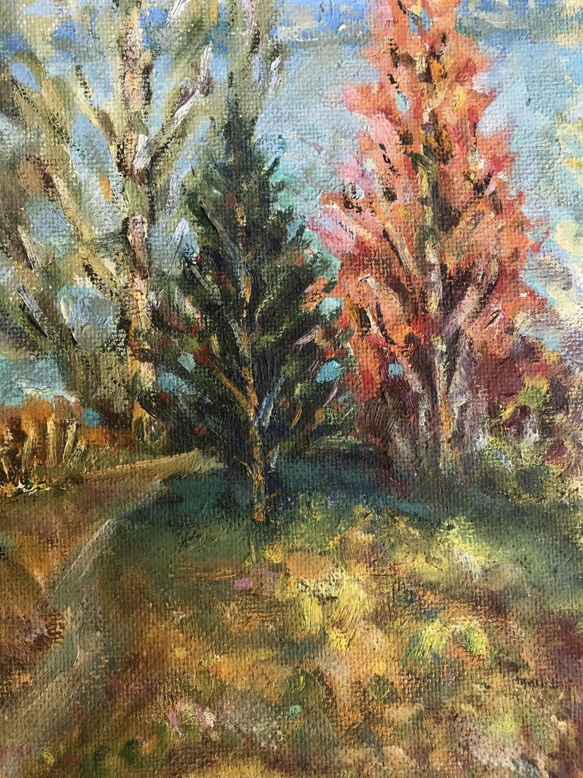 Oil painting Golden autumn Shapoval Ivan Leontyevich - 9