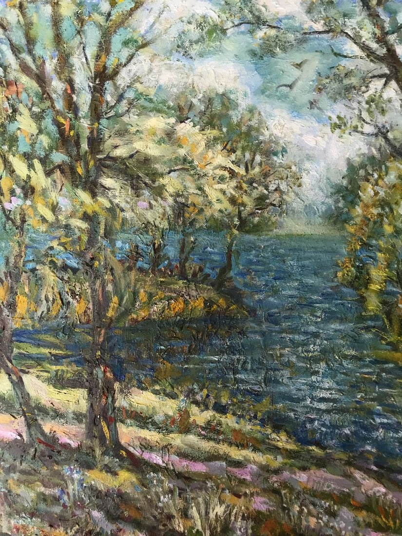 Oil painting A river flows Shapoval Ivan Leontyevich - 4