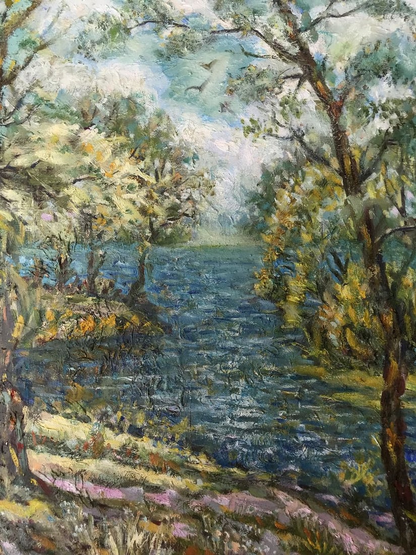 Oil painting A river flows Shapoval Ivan Leontyevich - 5