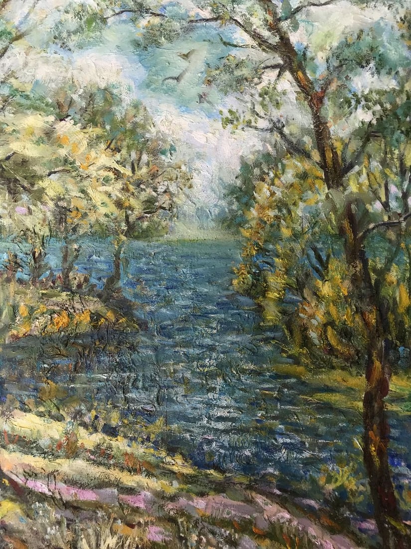 Oil painting A river flows Shapoval Ivan Leontyevich - 6