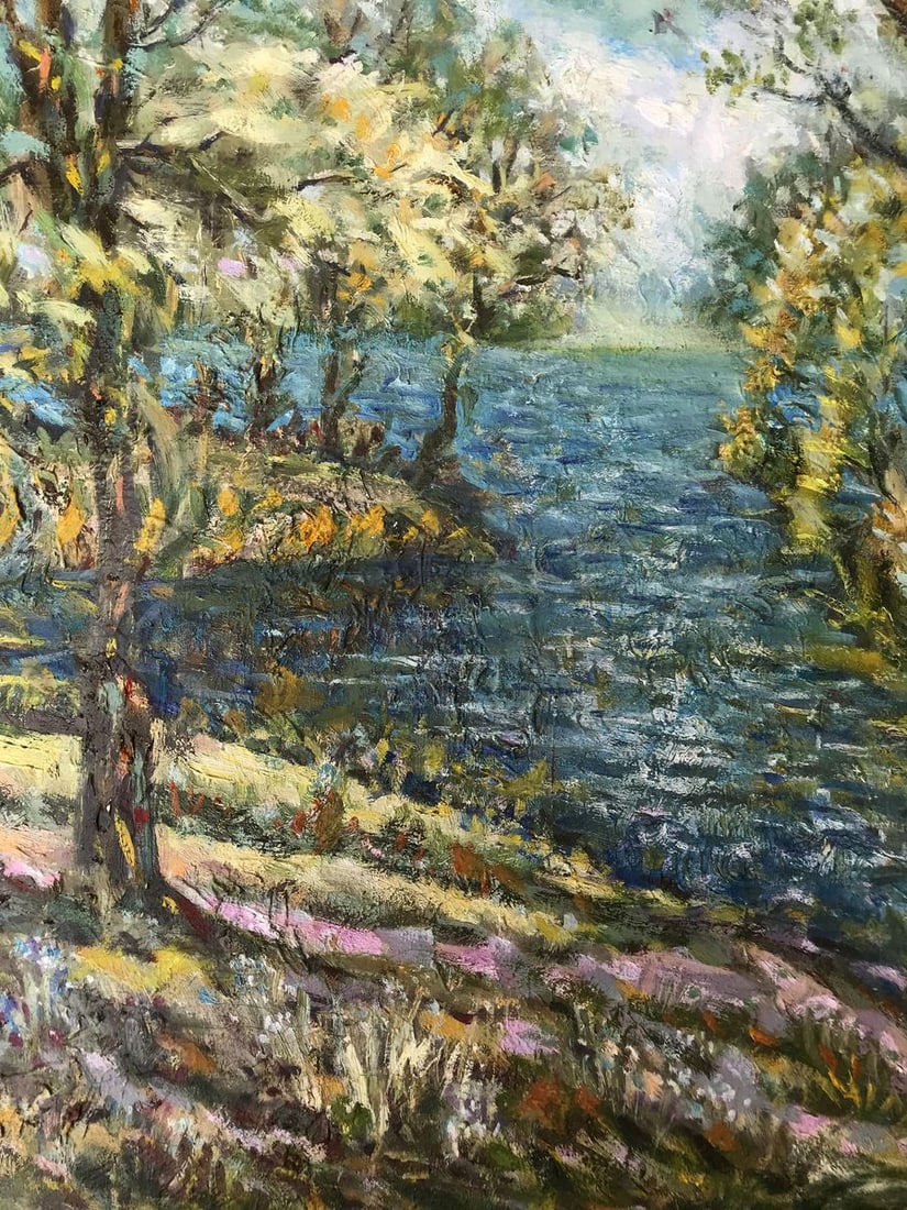 Oil painting A river flows Shapoval Ivan Leontyevich - 8