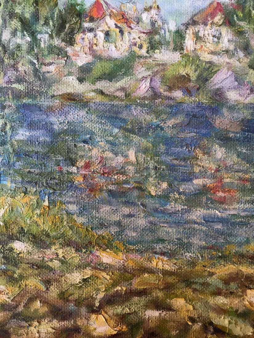 Oil painting Near the river Psel Shapoval Ivan Leontyevich - 5
