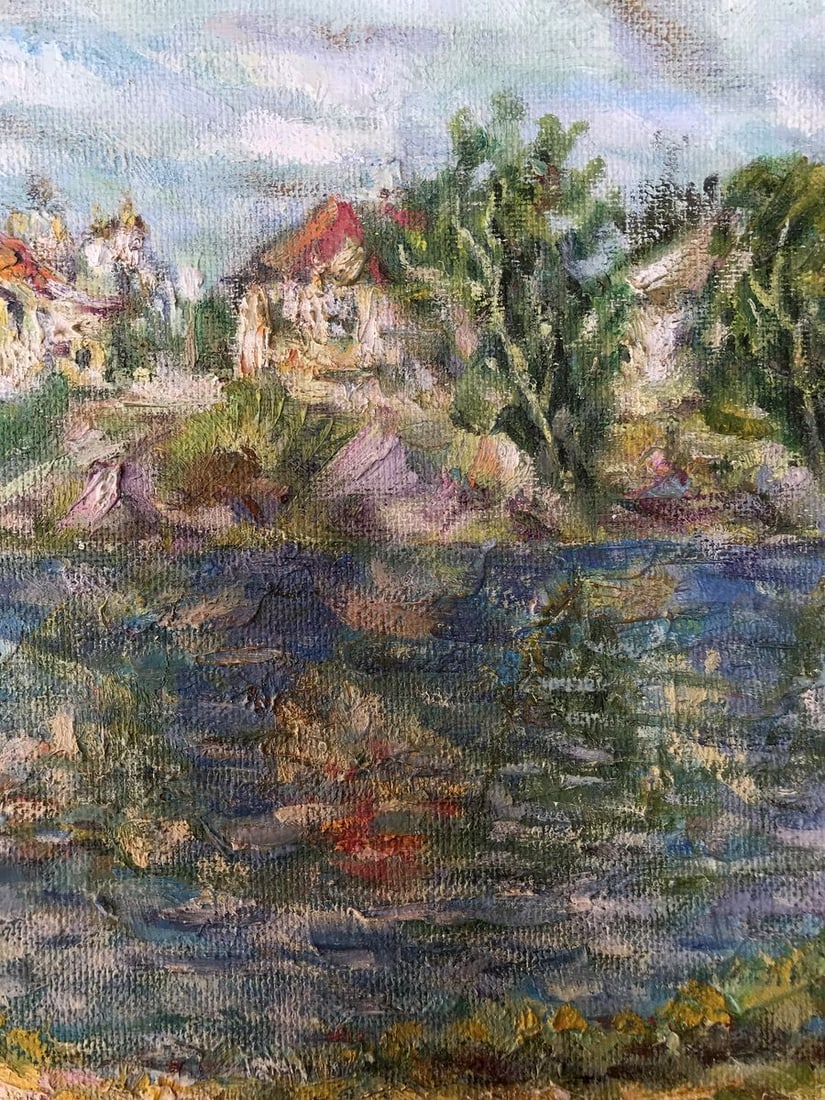 Oil painting Near the river Psel Shapoval Ivan Leontyevich - 6