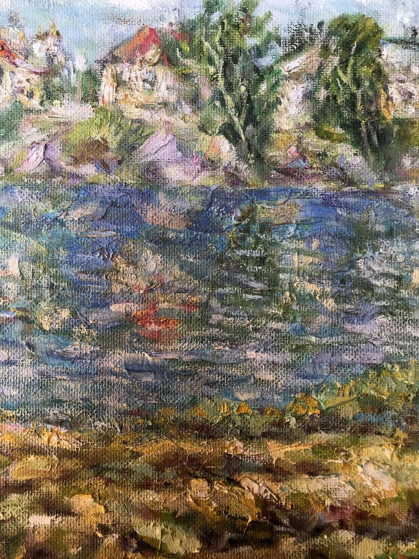 Oil painting Near the river Psel Shapoval Ivan Leontyevich - 7