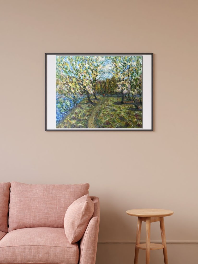 Oil painting The village of Chervone Shapoval Ivan Leontyevich - 2